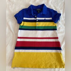 Colorful Striped Kids Polo by Ralph Lauren Dress